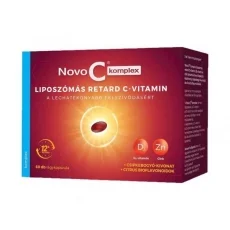 Novo C komplex liposzómás retard C-vitamin +D3 +cink lágykapszula 60x